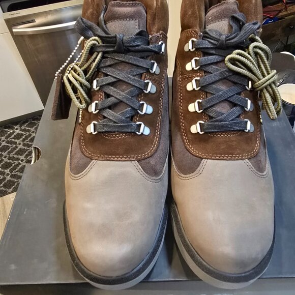 Timberland Goretex Waterproof Outdoor Field Boots Dark brown Nubuck MENS SIZE 10 - Picture 6 of 16